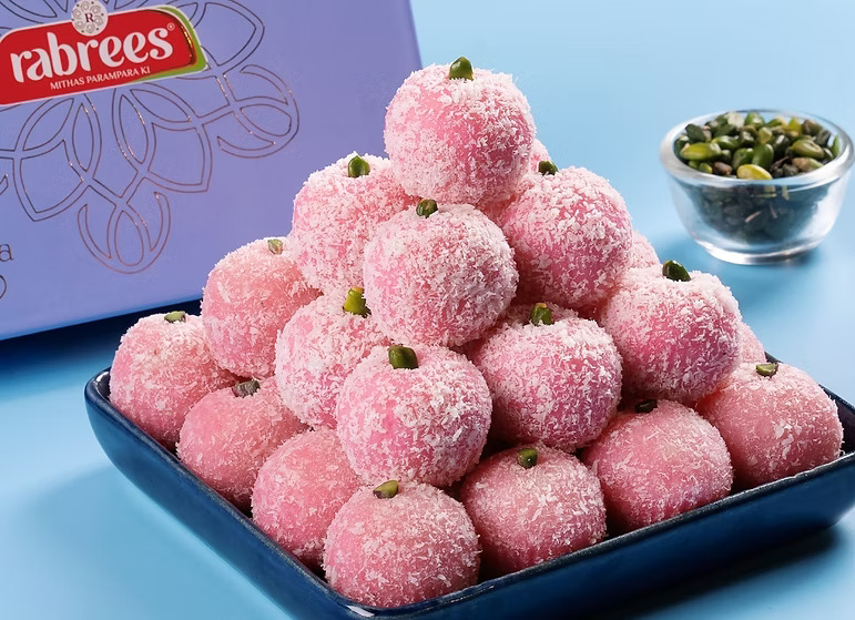 Strawberry Coconut Ladoo